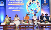 NEW DELHI, 15 JUL (UNI):- Minister of State (Independent Charge) for Skill Development and Entrepreneurship and Education, Jayant Chaudhary at the celebrations of the 11th Anniversary of the Skill India Mission on the occasion of World Youth Skills Day 2026, in New Delhi on July 15, 2026. The Secretary, Ministry of Skill Development and Entrepreneurship (MSDE), Ms. Debashree Mukherjee is also present, in New Delhi on Wednesday. UNI PHOTO-78U